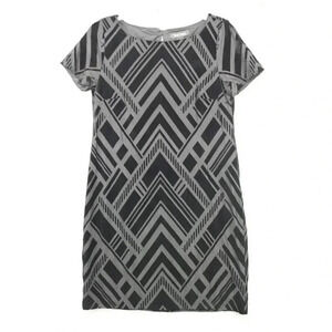 White House Black Market Velvet Geometric Dress-Size Small-Lined